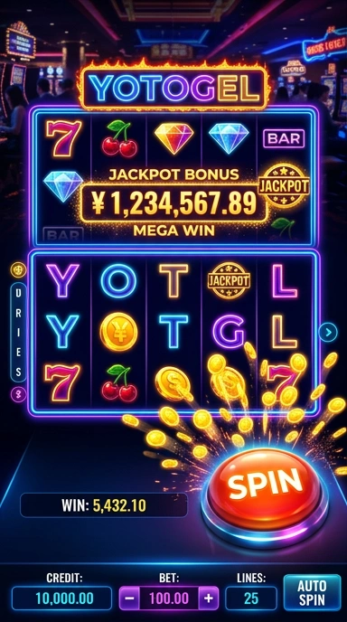Skrin aplikasi yotogel yang menunjukkan daftar aplikasi terbaru.